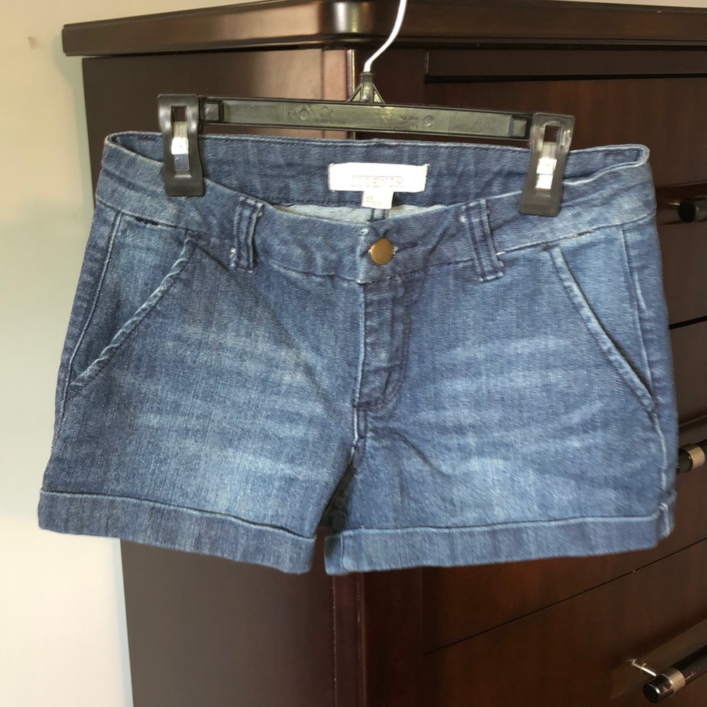 Forever 21 - Mid Rise Cuffed Jean Shorts